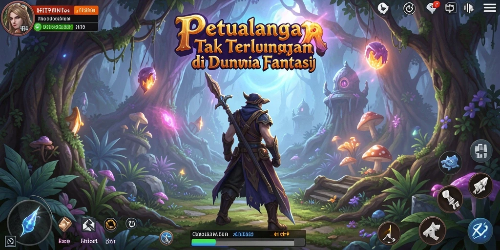Tampilan gameplay HIT9 yang mendebarkan dan menantang di dunia fantasi.
