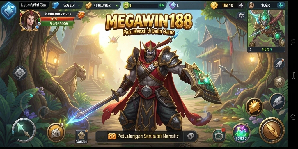 Tampilan gameplay menarik dari petualangan seru MEGAWIN188.