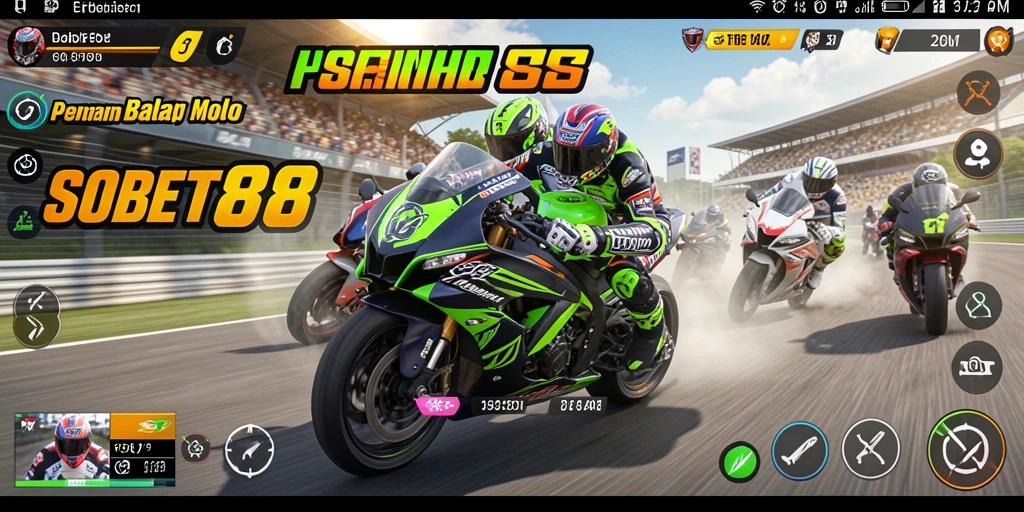 Tampilan balapan yang mendebarkan di SOBET88.